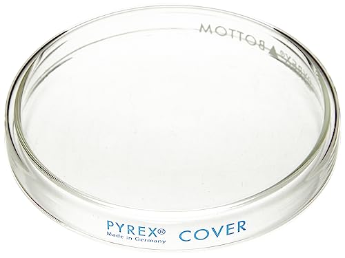 Boîte de Petri en verre Pyrex 3160 de 100 mm pour l'analyse en laboratoire