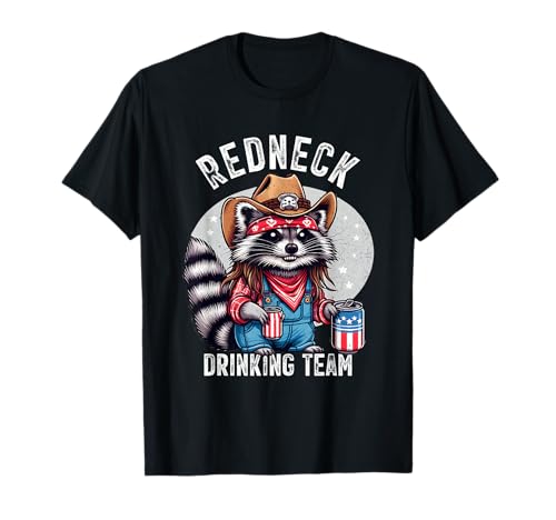 Redneck Raccoon Mullet White Trash Party Attire Hillbilly T-Shirt