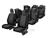 ford transit drehkonsole beifahrersitz FORD TRANSIT CUSTOM ab 2012 - 8 Pätze - Sitzbezüge HERO Passgenau Maßgeschneidert