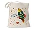 wolga-kreativ Stofftasche Einkaufstasche 100% Bio BW Rakete mit Name Stoffbeutel Kindertasche Sportbeutel Schuhbeutel Wäschebeutel Stoffsäckchen Jutebeutel Schultertasche Junge