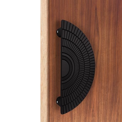 Image of VOLO Main Door Handle - Heavy Duty Pull Handle for Wooden & Glass Doors in Home, Office & Hotel Use (Model: S-626) - Pack of 1 Set (Black - 160MM)