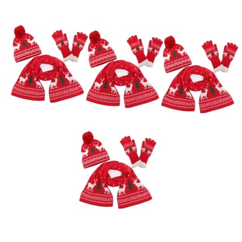 Bonnet écharpe et tricotés pour femmes set hiver élégant en maille