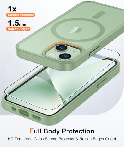 Image of FNTCASE for iPhone 13 mini /12 mini Case : Magnetic Translucent Matte Silm