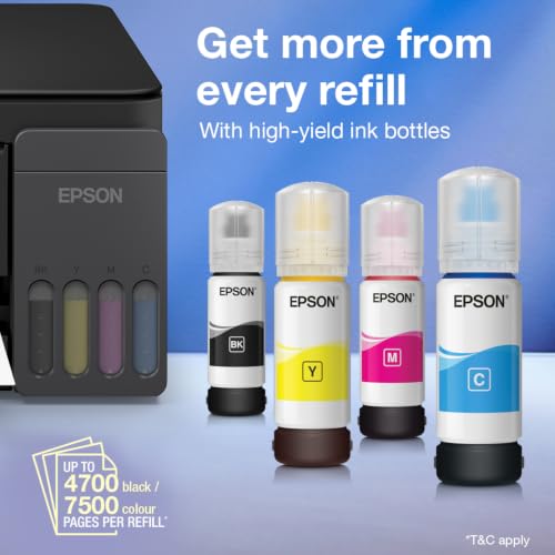 Image of Epson EcoTank L3350 (New Launch) WiFi All-in-One InkTank Colour Printer, Scanner, Copier for Home & Office, 5760x1440dpi Print Resolution, 7.5K Prints Composite Ink Bottles Yield