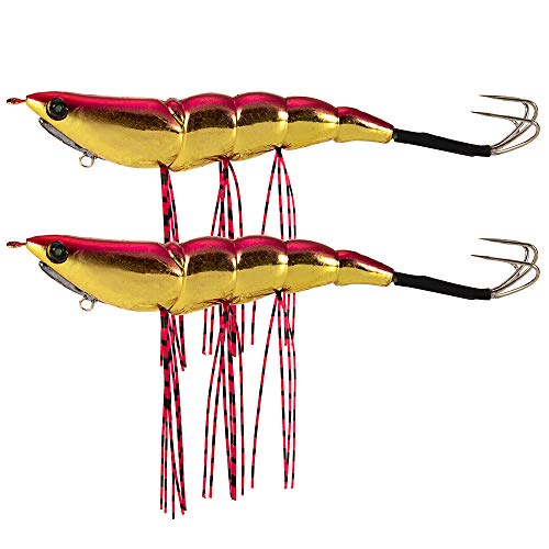 Isca de pesca, Andoer 2pcs 15cm Galvanizado Lula Jig Iscas de Pesca Lula Jig Gancho Isca Artificial