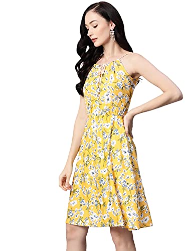 Image of arriva fab Women's Knitted Polyster Printed Dress