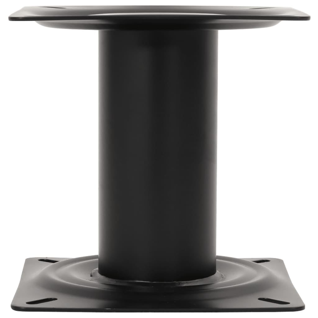 Asientos para barco con pedestal, 2 unidades, giratorios 360 grados, marco de aluminio duradero, acero con recubrimiento en polvo, respaldo plegable, para yate, velero, ocio, deportes