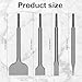 4Pcs SDS Plus Floor Scraper Electric Hammer Replaceable Blade Scaling Chisel Shovel for Tile Brick Concrete Wall Removal Tools