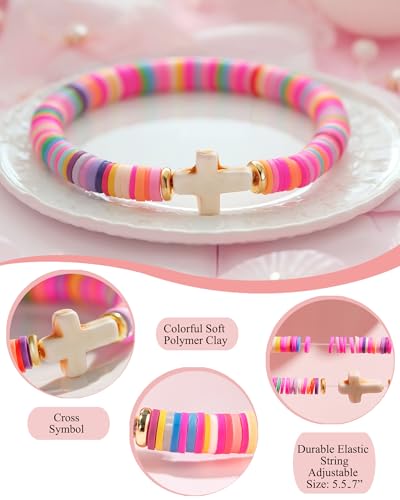 Shonyin Easter Basket Stuffers Gifts Bracelets for Kids Girls Teens, Easter Basket Essentials Religious Jesus Christian Gifts for Girls Kids4