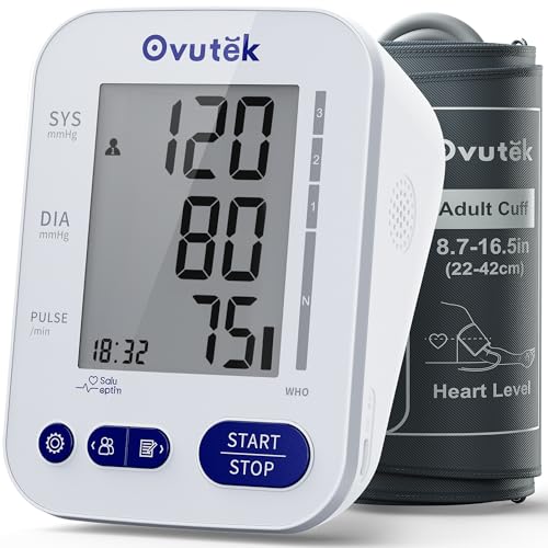 Ovutek Blood Pressure Monitors for Home Use: Large BP Cuff