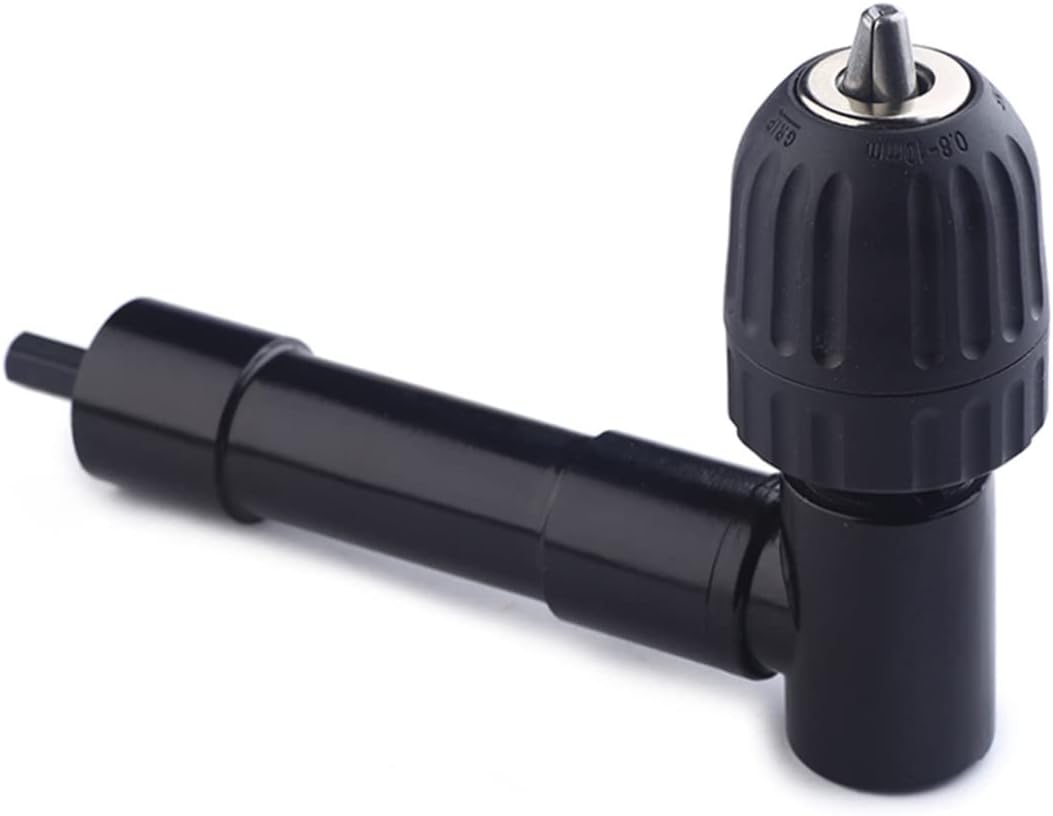 NUOBESTY 90Degree Right Angle Drill Adapter Electric Drill Extension Attachment for Tight Spaces Durable Socket Holder and Torque Compatible with Standard