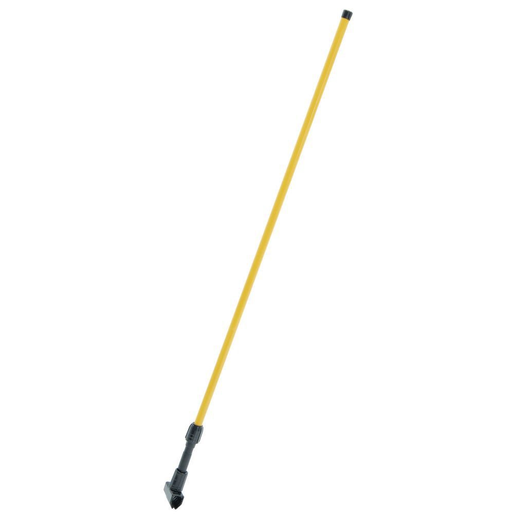 Mop Handle for 5" W Mop Head Clincher Style Yellow Fiberglass - 54" L by HUBERT – Plastic, Yellow, Model HWC1-F54-HUB