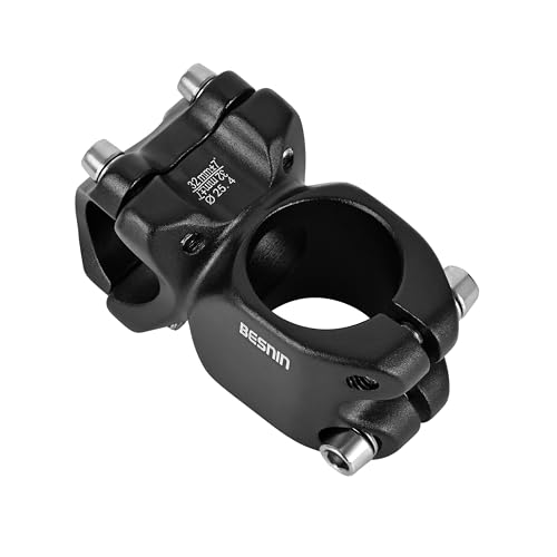 BESNIN 25.4 Stem Bike Stem 32mm 7 Degree Short Handlebar Stem Aluminum Alloy MTB Stem for Most Bicycle, Mountain Bike Road Bike BMX Fixie Gear Cycling