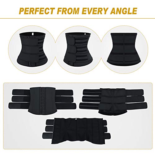 Feelingirl Waist Trainer For Plus Size Women Latex Sport Waist Cincher Steel Boned Underbust Tummy Control 6Xl #TOP4