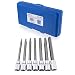 Produktbild Bituxx 7 tlg Innensechskant Nuss Satz Stecknuss Werkzeug Bitsatz Nüsse 3/8" Extra Lang H3 H4 H5 H6 H7 H8 H10