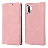Gedurya Galaxy Note10+ ケース 手帳型 ギャラクシーノート10プラス スマホケース SC-01M SCV45 用 ケース手帳型 ギャラクシーnote10+ 携帯カバー docomo au 楽天モバイル 6.8インチ対応 Galaxy Note10+ 手帳型ケース マグネット式 カード収納 スタンド機能 全面保護 財布型 (ピンク)