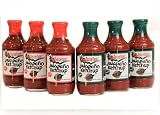 Spiceitup! Jalapeno Ketchup Sampler 6-Pack with 3 Medium & 3 Hot