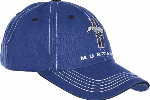 Chapeau de cheval tribar bleu blanc Mustang accessoire cavalier - 2