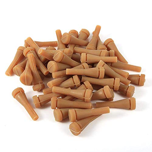 Jadeshay 50 Piezas/Juego de Dedos de Goma de Repuesto para desplumadores de Plumas de Aves de Corral y Pollo