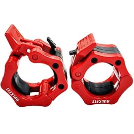 HULKFIT 2″ Quick Release ABS Barbell Clamp Collars – Multi Color