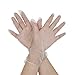 Produktbild 100 Stück Nitril Einweghandschuhe Einmaldhandschuhe Latexfrei Handschuhe Handy-Touchscreen-Design Haushalt Küche Catering Abdichtung Schönheitssalon Zahnmedizin Tintendruck Täglicher (Transparent, L)