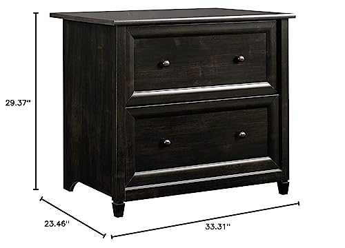 Sauder Edge Water Lateral File, Estate Black Finish #TOP7