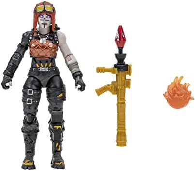 FORTNITE FNT1157 Molten Legends (Squad Mode) -Four 4-inch Articulated Figures with Weapons, Harvesting Tools, and Back Bling