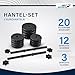ArtSport® 2er Hantelset 20kg - Kurzhantel Set mit 2 Kurzhanteln, 12 Gewichte/Hantelscheiben und Sternverschlüsse - Krafttraining Kurzhantelset Hantel