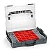 Produktbild Bosch Sortimo Sortimentskasten L BOXX 102 anthrazit Deckel transparent mit Insetboxen-Set A3 Sortierboxen für Kleinteile | ideale Schraubenbox Aufbewahrung Kleinteilemagazin Alternative