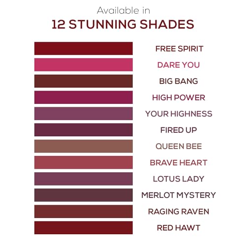 Image of RENEE Stunner Matte Lipstick - Red Hawt 4gm - Intense Color Pay Off, Full Coverage Long Lasting Weightless Velvety Formula With One Swipe Application - Enriched With Vitamin E & Hyaluronic Acid