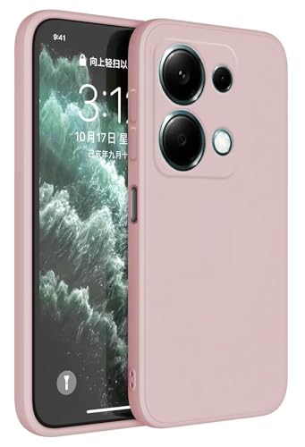 Topme Funda para Redmi Note 13 Pro 4G / Poco M6 Pro 4G (6.67" Inches) Carcasa Caja Case Estuche, Funda Protectora de Piel de Silicona TPU - Polvo de Arena