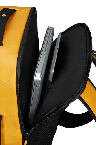 Samsonite Paradiver Light - EasyJet Handbagage 45 x 20 x 36 cm, 33 L, 1 kg, Handbagage, Vliegtuig Rugzak M Onderzetter, Geel