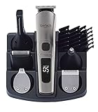 Gerlach GL 2932 Professioneller Trimmer mit Klinge aus Edelstahl, Barttrimmer mit LCD-Anzeige, Rasierer mit Mikrofolie, Haarscherer, Haarschneider, Haartrimmer