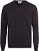 Price comparison product image BRAX Men's Vico Merino Wool V-Kragen Jumper, Grey (Slate 7), Medium (Size: 50)
