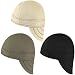 Macarrie 3 Pcs Welding Hats for Men Flame Welding Cap, Plain Style