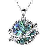 Planet Shell Soleil Lune Pendentif Collier Femme Européenne et Américaine Fashion Starry Series Bijoux Collier Noir Femmes, A, B., taille unique