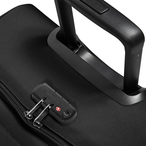 Image of Eastpak Tranverz M - 78L Large Wheeled Luggage with Dual Compartments, TSA Lock, Compression Straps & Smooth-Wheeling System, Black