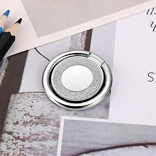 Miniatura 2 de Soporte de anillo para teléfono celular, soporte de dedo gira 360 grados y 180 grados ajustable para adaptarse a tus necesidades, ayuda a