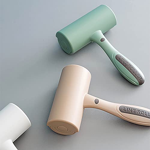 Brosse anti-peluches avec housse de protection rose et kit de 4 rouleaux adhésifs