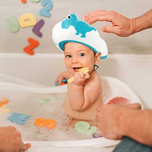 Image of 4Pcs Shower Caps Shower Crown Adjustable Bath Hat Cute Shampoo Cap Bath Shower Ear Covers for, Hair Washing Cap for