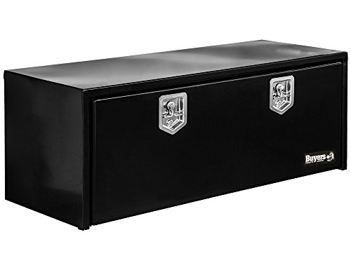 Buyers Products Black Steel Underbody Truck Box w/ T-Handle Latch (24x24x60 Inch)