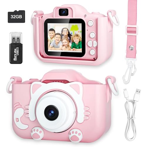 Appareil photo enfant antichoc en silicone pour éviter les casses et protéger l'écran