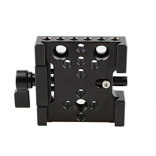 Placa de liberación rápida compatible con Manfrotto base adaptador para trípode 6