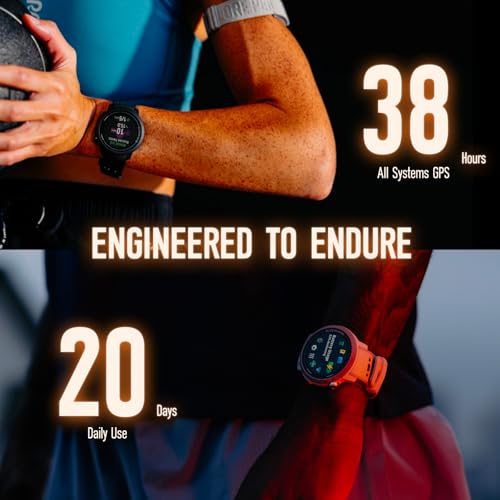 COROS PACE Pro GPS Sport Watch, 1.3-inch AMOLED Touchscreen, Fastest in Class Processor Running Watch, 20 Days Battery Life, Navigation with Global Offline Maps, Sleep Tracking, Running - Gray