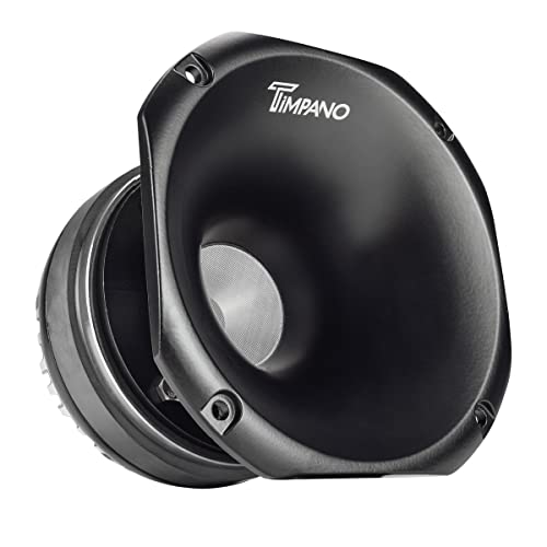 Timpano TPT-DH2000 2 Exit Compression Driver + Horn 450 Watts Max Power 8 Ohm 109 dB Slim Profile Aluminum Horn + Ferrite Driver