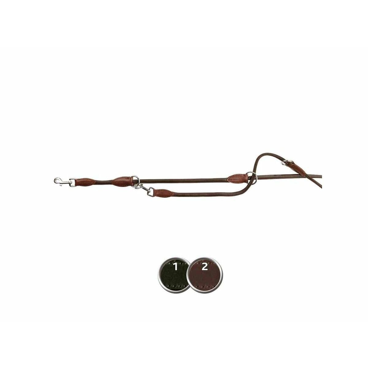 TRIXIE Active T16332 - Guinzaglio a V rotondo, 2,00 m/13 mm, colore: Marrone