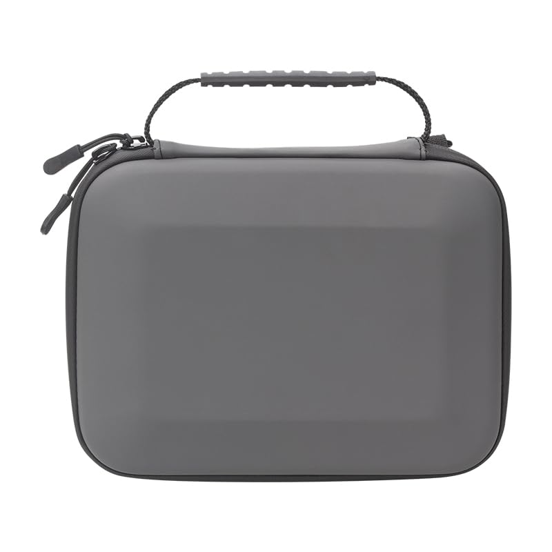 Generic Case for DJI OSMO Mobile 6, Black Travel Case with Semi-rigid Shell and Shoulder Strap