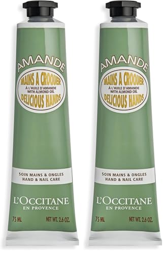 Crème mains amande L'OCCITANE soin hydratant fabriqué en France