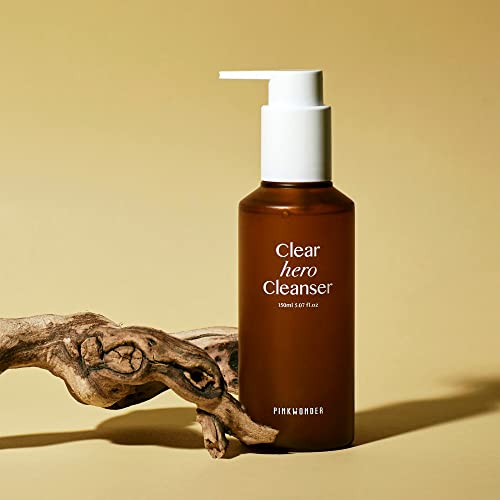 Pink Wonder Pinkwonder Clear Hero Cleanser 5.07 Fl. Oz｜Oil To Foam｜Jojoba Oil｜Gentle Nourishing Face Wash #TOP1