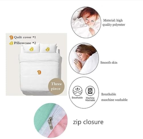 Housse de couette papillon imprimée 3D en microfibre pour lit 2 personnes